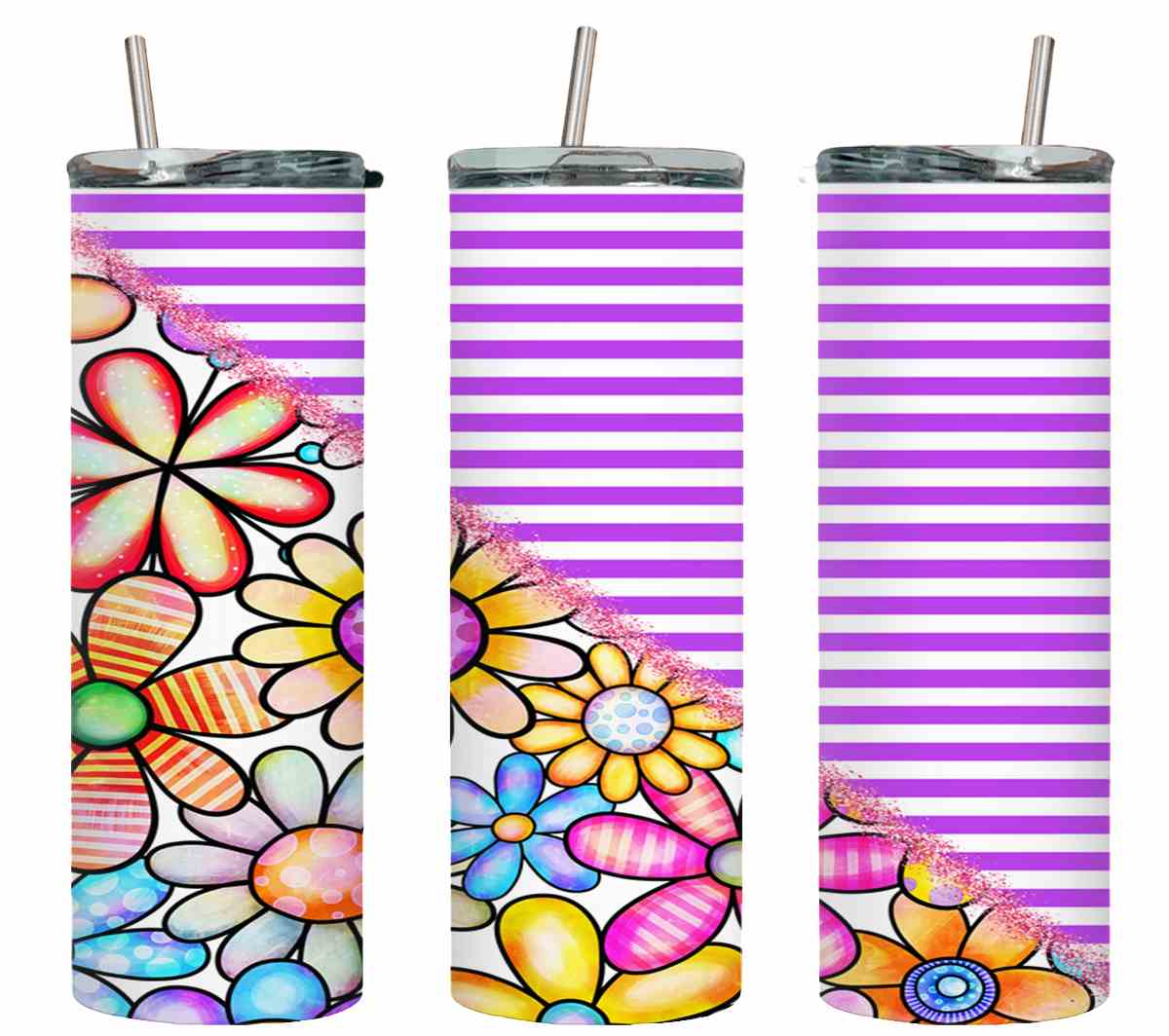 Flower Split Purple-10577